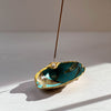 Incense Dish | Bluebirds: Clam & Quartz (L)