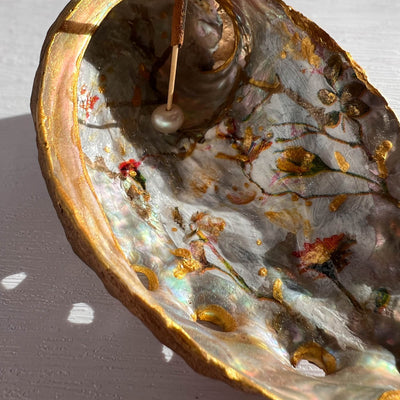 Incense Dish | Elegance: Abalone & Pearl