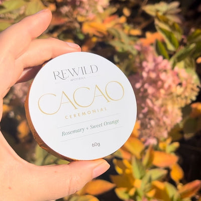 Ceremonial Cacao Coin: Rosemary + Sweet Orange