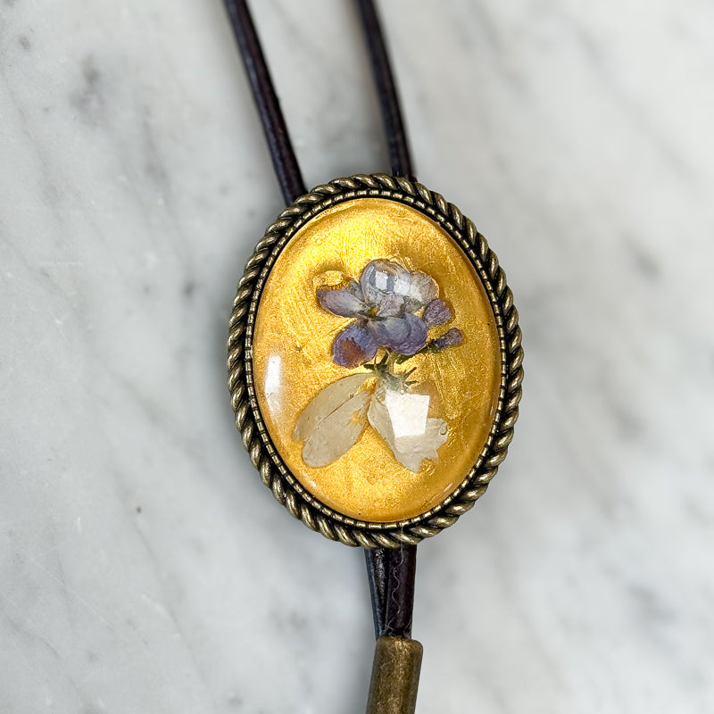 Bolo: Lilac & Saskatoon Flower